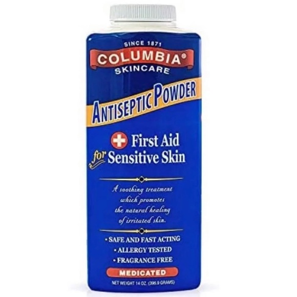 Columbia Antiseptic Powder First Aid Medicated for Sensitive Skin 14 oz - Picture 1 of 4